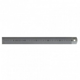 REGLA ACERO INOX.30 CM.RATIO