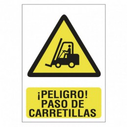 SEÑAL 210X297 PVC PEL.PASO...