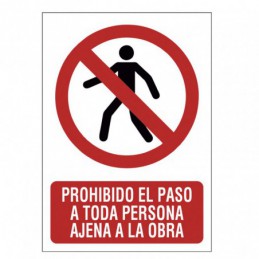 SEÑAL 210X297 PVC PROH.PASO...