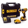 DEWALT DCD796D2-QW - Taladro percutor 18V, 34.000 ipm, 2 baterías de litio 2Ah, cargador y maletín TSTAK