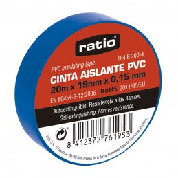 CINTA AISLANTE 19X20M AZUL...