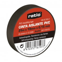 CINTA AISLANTE 19X25M NEGRA...