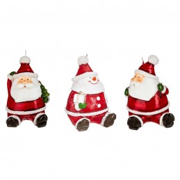 Vela Papa Noel 9 cm. (min....
