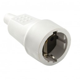 BASE TT 10A-250V PVC GOMA...