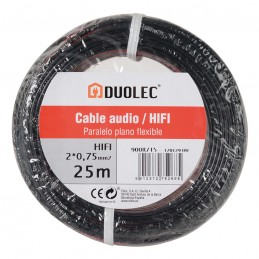 CABLE ELEC.AUDIO 2X0,75 25M...