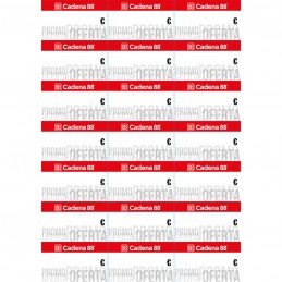 ETIQUETA PRECIOS OFERTA C88...