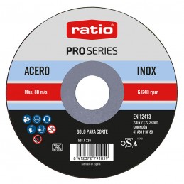 Disco corte inox/metal...