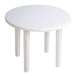 Mesa redonda Oe 90 cm. Blanca