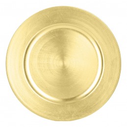 Bajo plato pp. 33 cm. dorado