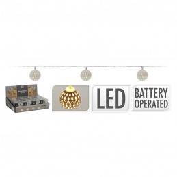 Iluminacion 10 bolas led...