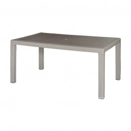 Mesa imitacion ratan resina...