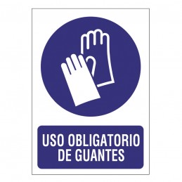 SEÑAL 210X297 PVC USAR GUANTES