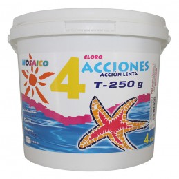 4 ACCIONES MOSAICO T-250...