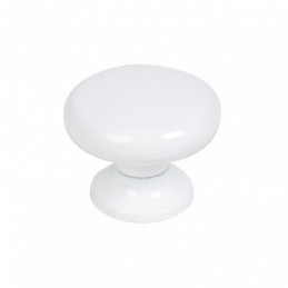 POMO ZAMAK. Ø 30 mm. BLANCO.